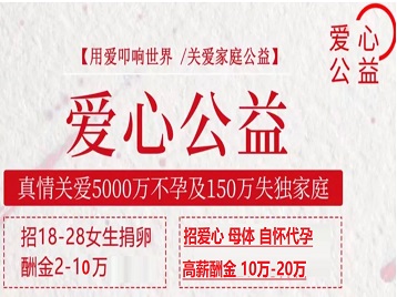 资阳捐卵助孕生子 爱心志愿者招募